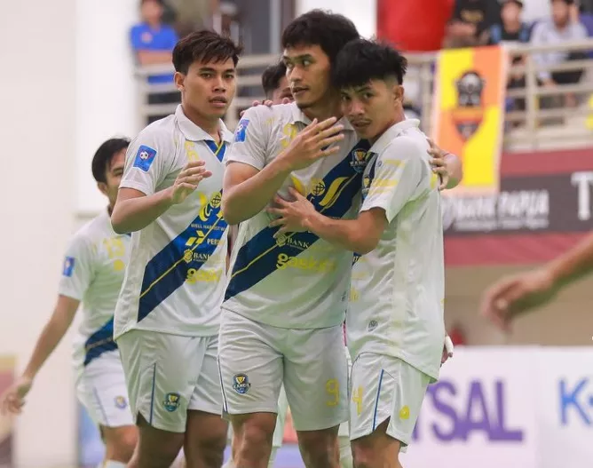 Kancil WHW menang 5-0 atas Sadakata FC di Liga Futsal Profesional 2023-2024.